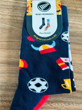 Kids' Navy Football Crew Socks Fans United WM Soccer World championship 3Y - 5Y